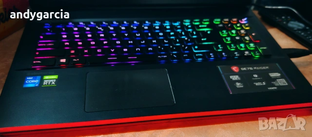 NVidia RTX 3070 8GB/Intel Core i7-11800H/16GB RAM/1TB SSD NVMe/17.3 IPS 240Hz FullHD/MSI Raider 76, снимка 13 - Лаптопи за игри - 53757006