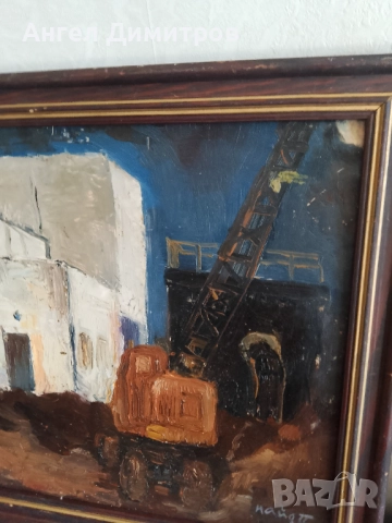 Найден Петков маслена картина , снимка 3 - Картини - 51589424