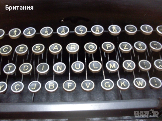 Стара американска пишеща машина с куфар- Ремингтон., снимка 4 - Антикварни и старинни предмети - 51622578