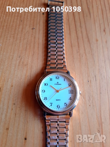 Позлатен JUNGHANS Germany - Кварцов- Добър модел от колекция