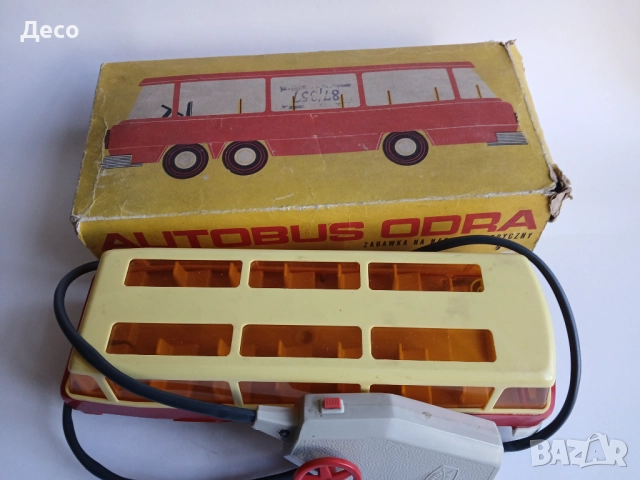Стара полска играчка автобус., снимка 3 - Колекции - 52865751