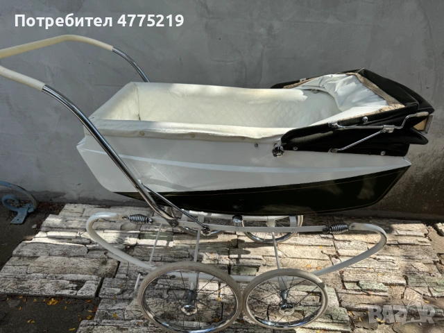 Silver Cross Freeway 1960s - винтидж бебешка количка, класика, снимка 7 - Детски колички - 53948687