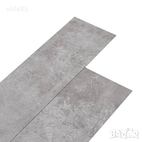 vidaXL Самозалепващи подови дъски от PVC 5,21 м² 2 мм земно сиво（SKU:330194, снимка 1 - Други - 46239577