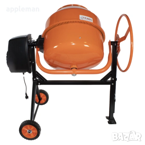Бетонобъркачка ТЕМП HCM650, 195 л 1250W миксер за бетон , снимка 3 - Други машини и части - 53136548