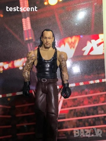 Екшън фигура WWE The Undertaker Гробаря series играчка Mattel The Phenom, снимка 17 - Фигурки - 49152671