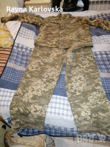 Маскировъчен комплект подсилена полева куртка и тактически панталон и полар