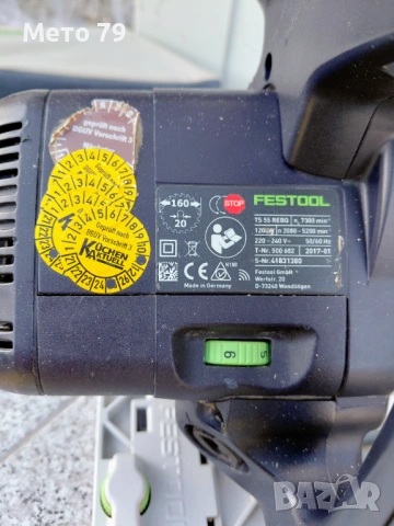 Festool TS 55 REBQ-PLUS Потапящ циркуляр , снимка 9 - Други инструменти - 53848104