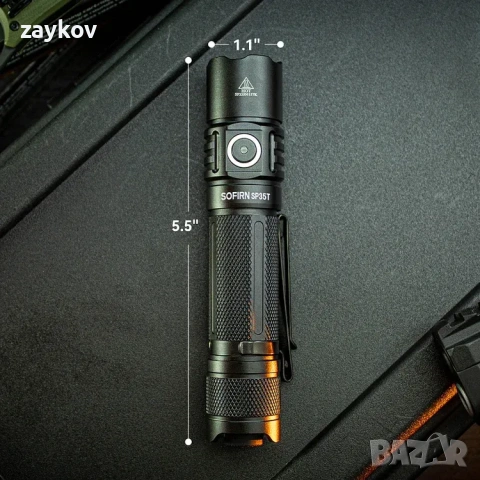 Презареждаем тактически фенер SOFIRN SP35T, снимка 5 - Друга електроника - 53935183