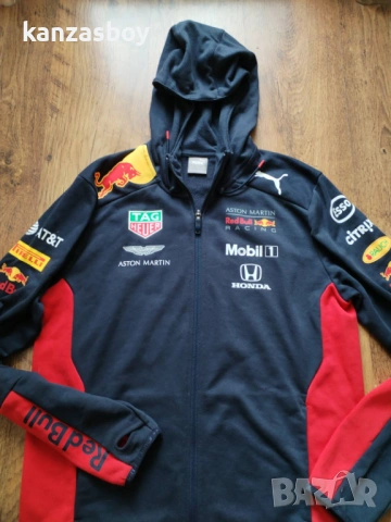 Puma AMRBR Team Hooded Sweat Jacket - страхотно мъжко горнище ОТЛИЧНО М, снимка 3 - Спортни дрехи, екипи - 53564743