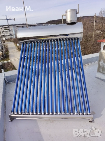 Продавам соларен бойлер 220 л.