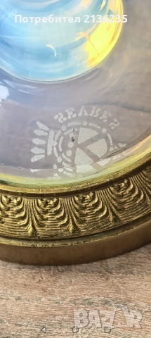 Антикварна ваза Sèvres – френски опалин „Bulle de Savon“, XIX век, снимка 5 - Антикварни и старинни предмети - 54065869