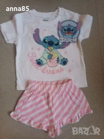 Ново комплектче Стич, снимка 3 - Комплекти за бебе - 53240602