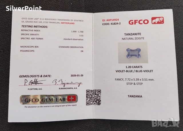 Танзанит за любители на кучета с швейцарски сертификат , снимка 6 - Други - 53677148