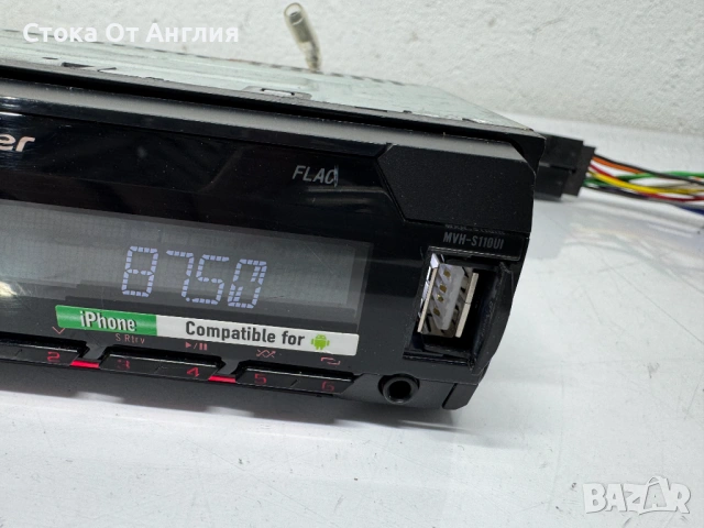 Радио за кола CD - Pioneer MVH-S110Ul, снимка 3 - Аксесоари и консумативи - 52139092