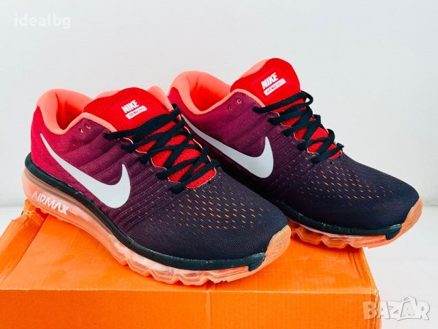   Нови! Nike AirMax Red - Orange, снимка 3 - Маратонки - 45176263