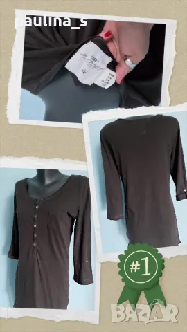 Пет броя / Еластична брандова блуза с дълъг ръкав / хипоалергична материя / голям размер , снимка 15 - Блузи с дълъг ръкав и пуловери - 36022132