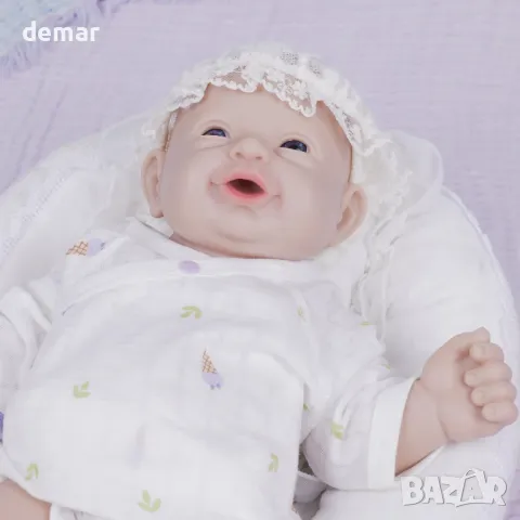 IVITA Пълно тяло Силиконова кукла Reborn Baby Doll Новородено бебе, снимка 5 - Кукли - 47404857