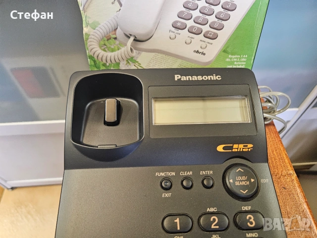 Стационарен телефон Panasonic KX-TSC10MXB В отлично техническо и визуално състояние., снимка 5 - Стационарни телефони и факсове - 51961218