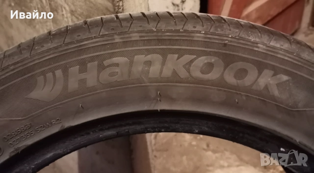 Продавам 2 броя летни гуми 205.55.16 на 1 сезон дот 2021 Hankook , снимка 4 - Гуми и джанти - 54155253