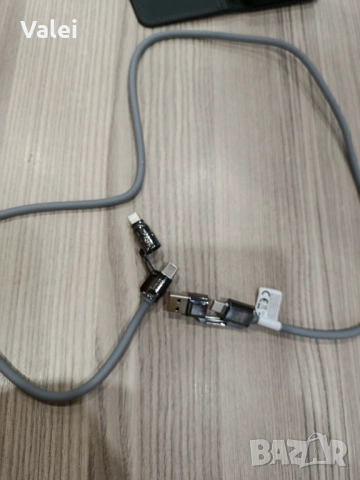 универсален кабел, заряден кабел, 3 в 1 кабел, снимка 4 - Друга електроника - 53486425