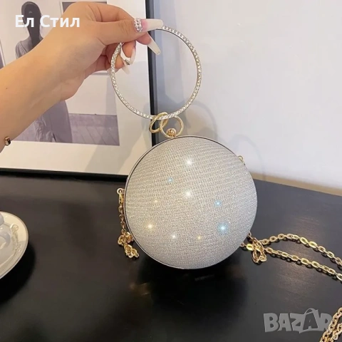 💕Дамска чанта ,топка , снимка 5 - Чанти - 53562756