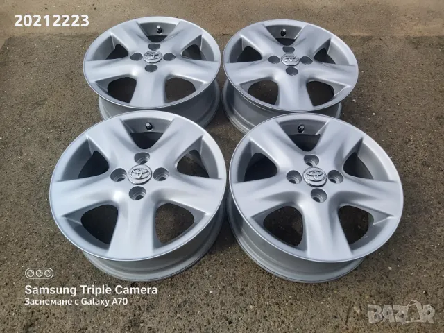 4 броя алуминиеви джанти за Toyota Yaris 15, снимка 5 - Гуми и джанти - 49857724