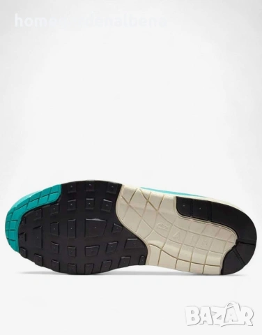 Дамски маратонки Air Max 1 — бяло и тюркоаз — Air технология — номера 36-40, снимка 2 - Маратонки - 54234030