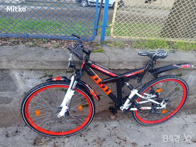 28 цола алуминиев велосипед с 21 скорости усилени капли амортисьори предни и задни дискови спирачки , снимка 8 - Велосипеди - 52928735