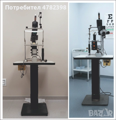 Шпалт-лампа Zeiss 30 SL-M (West Germany) с оригинална маса