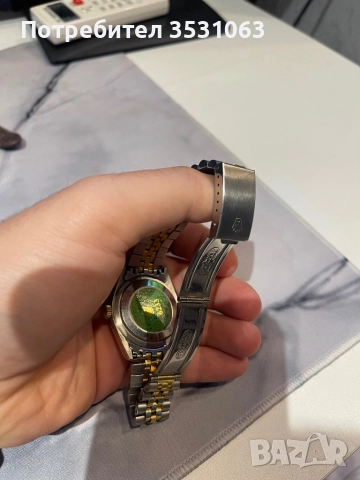 2 броя часовници тип Rolex – Submariner + Datejust (реплики), снимка 5 - Мъжки - 52804130