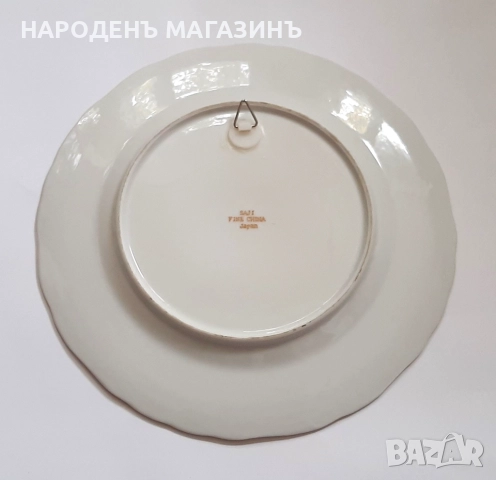 Голяма порцеланова чиния за стена плато порцелан поднос рози цветя , снимка 9 - Други ценни предмети - 52055560