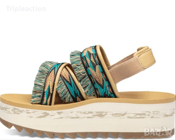 TEVA сандали Summer Nights Flatforms,бежови, 40/41, снимка 2 - Сандали - 46199593