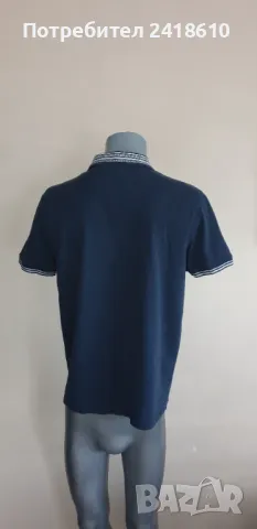 Hugo Boss Cirkle Pique Cotton  Mens Size M  ОРИГИНАЛНА Тениска!, снимка 4 - Тениски - 50338077