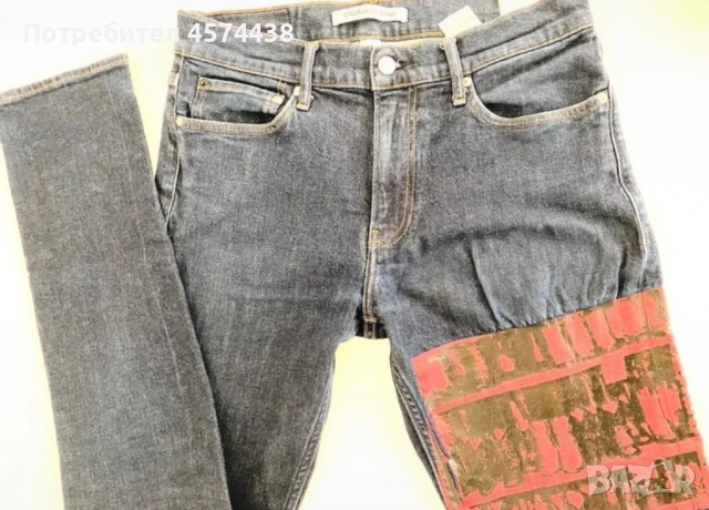 Оригинални Дамски Дънки Calvin Klein Denim , снимка 2 - Дънки - 52504017