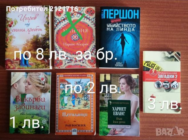 Книги на различни цени, снимка 3 - Художествена литература - 46170044