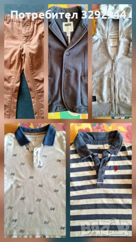 Детски дрехи в лот с дънки ,блузи,панталон,сако 110/116