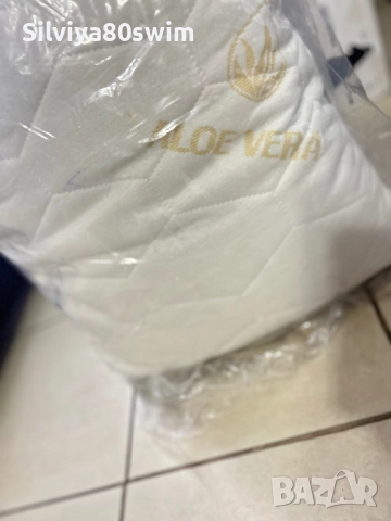 Капитонирана възглавница с алое вера , снимка 4 - Възглавници - 51940653