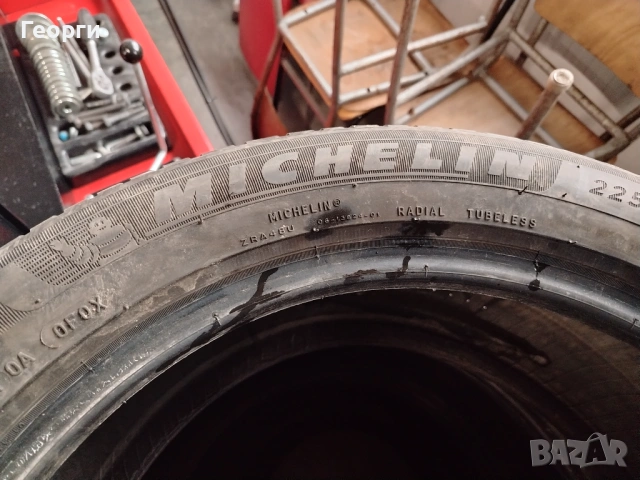 2бр.летни гуми 225/50/17 Michelin, снимка 4 - Гуми и джанти - 53213714