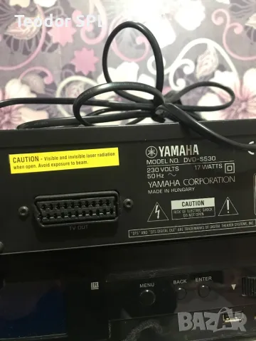 Yamaha DVD player dvd-s530, снимка 13 - Плейъри, домашно кино, прожектори - 48083668