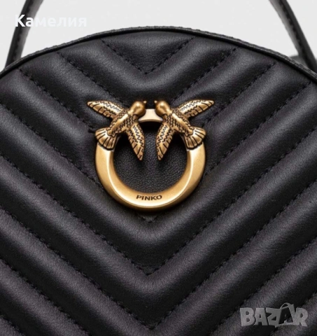 Раница Pinko Естествена кожа, снимка 2 - Раници - 54184401