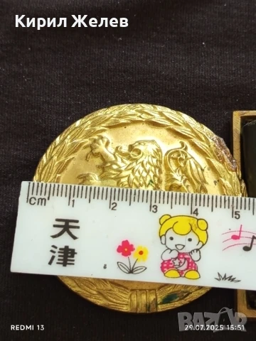 ОФИЦЕРСКА БРОНЗОВА ТОКА ОТ КОЛАН КАТАРАМА ЗА КОЛЕКЦИЯ 41605, снимка 6 - Антикварни и старинни предмети - 51180512