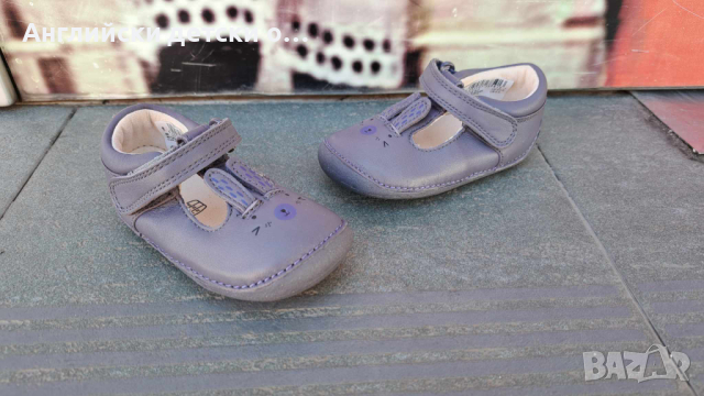 Английски детски обувки естествена кожа-CLARKS , снимка 4 - Детски обувки - 44971413