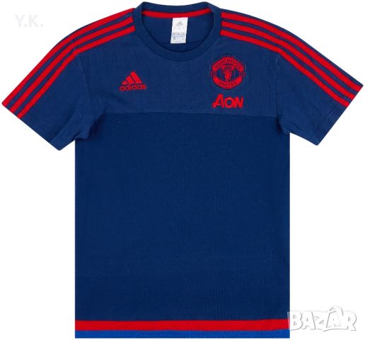 Оригинална мъжка тениска Adidas x F.C. Manchester United, снимка 5 - Тениски - 45714489