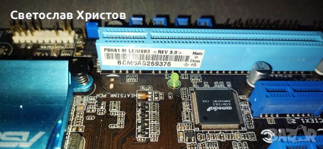 Продавам дънна платка P8H61-M LE/USB3 сокет 1155, снимка 7 - Дънни платки - 45979919