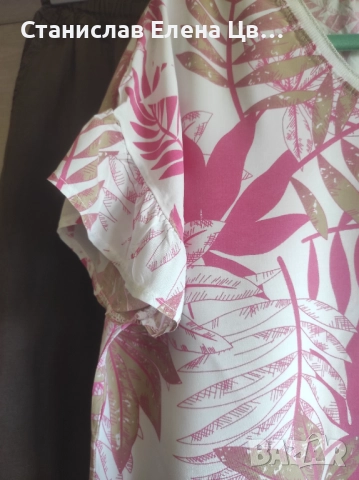 Тъмнокафяв ленен панталон , снимка 8 - Панталони - 51464785