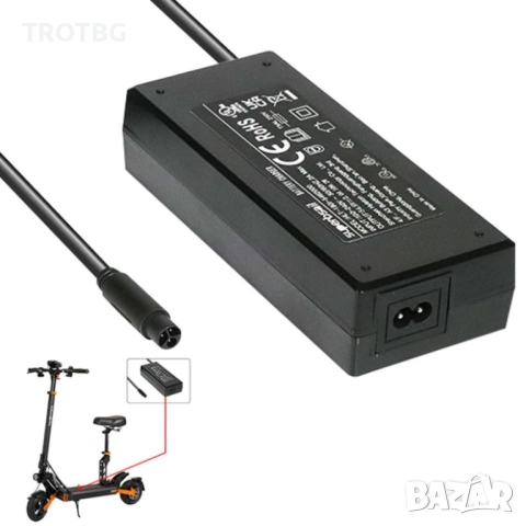 Зарядно 54.6V 2A CQ Head за електрическа тротинетка KuKirin G2 Pro NEW 2025, снимка 2 - Друга електроника - 52649663