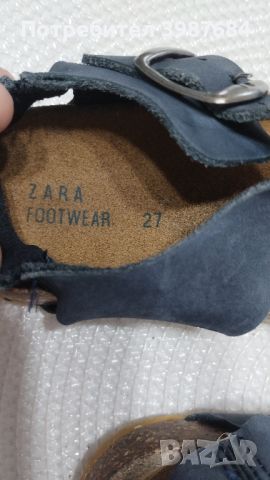 Детски сандали Zara 27 размер , снимка 4 - Детски сандали и чехли - 46323513