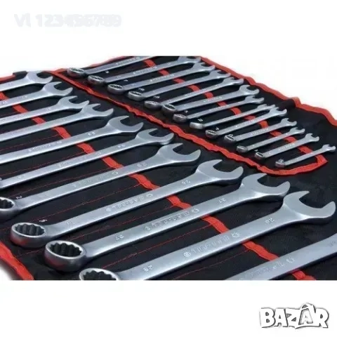 Комплект 25 бр.звездогаечни ключове 6 – 32 мм Mar-Pol, снимка 2 - Ключове - 52123469