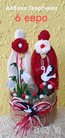 мартенички , снимка 2 - Декорация за дома - 53576189
