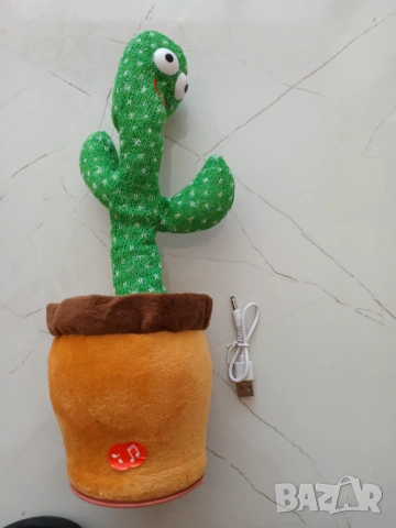 Танцуващ кактус, пеещ кактус играчка 120 мелодии, снимка 2 - Музикални играчки - 53763803